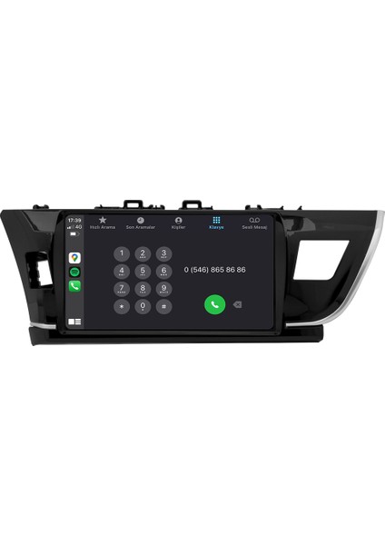 Toyota Corolla (2013-2015) Android 14 Multimedya - 2 GB Ram - 32 GB Hafıza - Carplay CRV4550XP