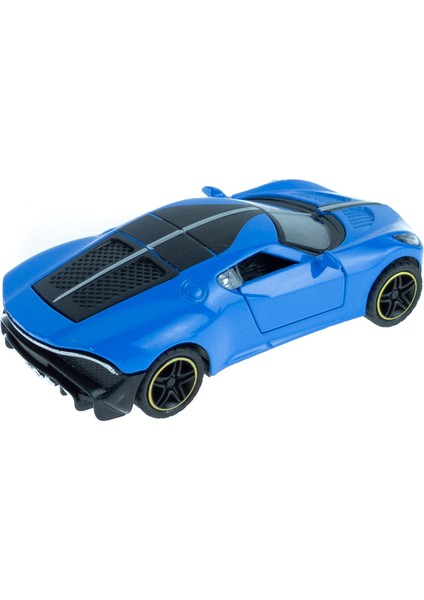 Oyuncak Metal Çek Bırak Süper Sport Araba Mavi 11 cm modelleri