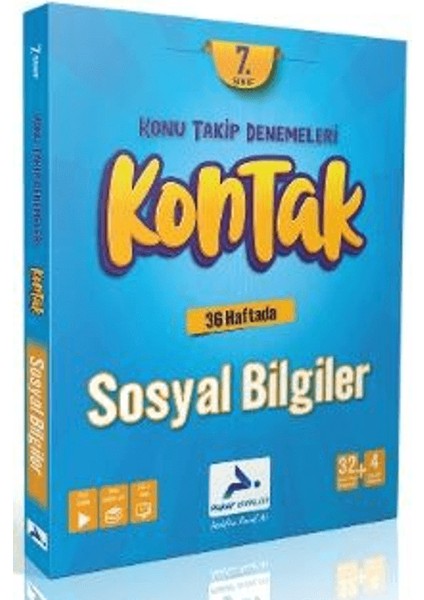 Paraf Yayınları 7. Sınıf Kontak Sosyal Bilgiler Denemeleri