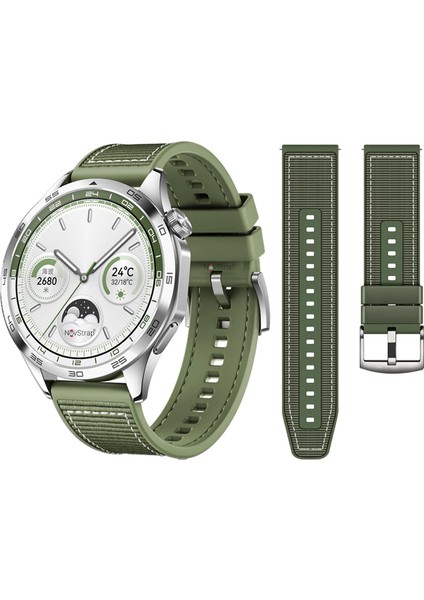 Huawei Watch Gt2-Gt3 Elegant 42MM/GT3 Pro 43MM Seramik ile Uyumlu Kordon 20MM Lansman Kumaş fırsatları
