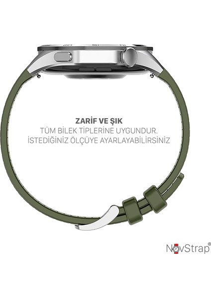 Huawei Watch Gt2-Gt3 Elegant 42MM/GT3 Pro 43MM Seramik ile Uyumlu Kordon 20MM Lansman Kumaş indirimleri