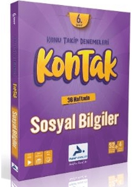 Paraf Yayınları 6. Sınıf Kontak Sosyal Bilgiler Denemeleri