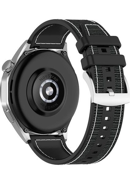 Huawei Watch Gt2-Gt3 Elegant 42MM/GT3 Pro 43MM Seramik ile Uyumlu Kordon 20MM Lansman Kumaş