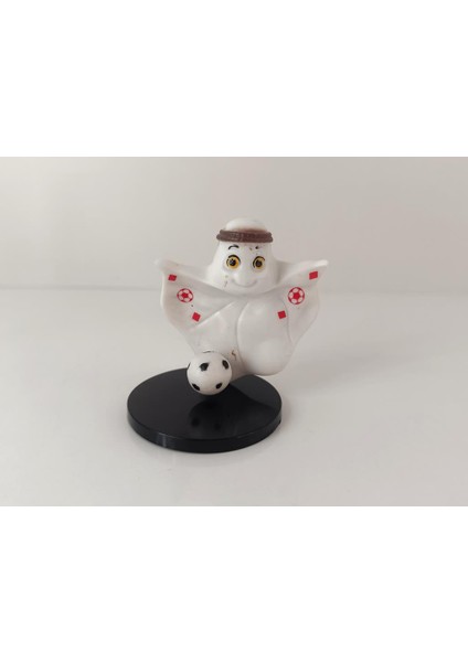 Black Tea Katar Dünya Kupası Maskotu El Sosu 3D Model 7 cm Figür