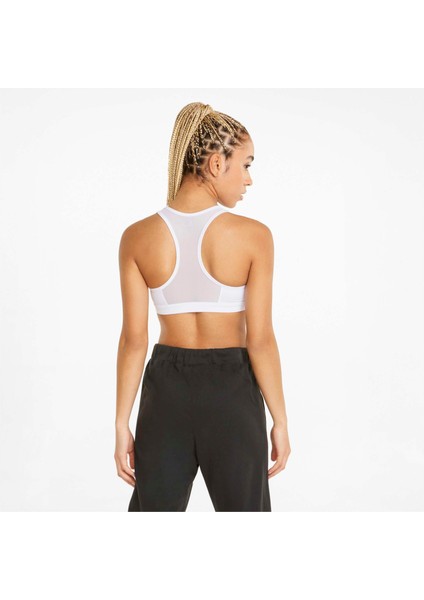 Kadın Puma White Puma Mid 4keeps Graphic Bra Pm Beyaz Kadın Antrenman Atleti fiyatları