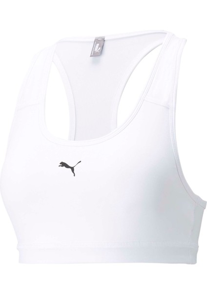 Kadın Puma White Puma Mid 4keeps Graphic Bra Pm Beyaz Kadın Antrenman Atleti modelleri