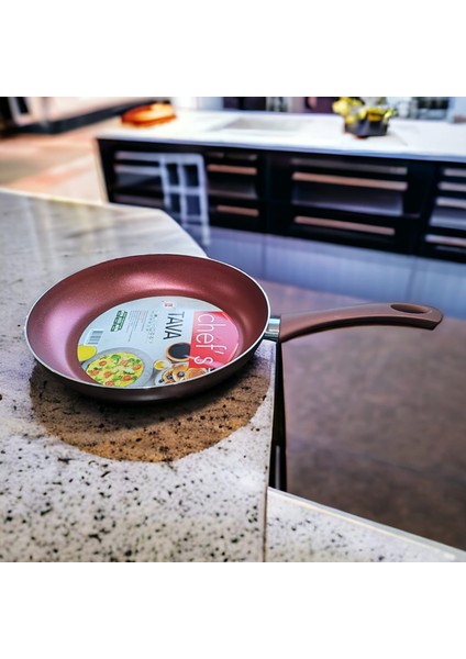 Chefs Granit Granit Kaplama Tava 28 cm