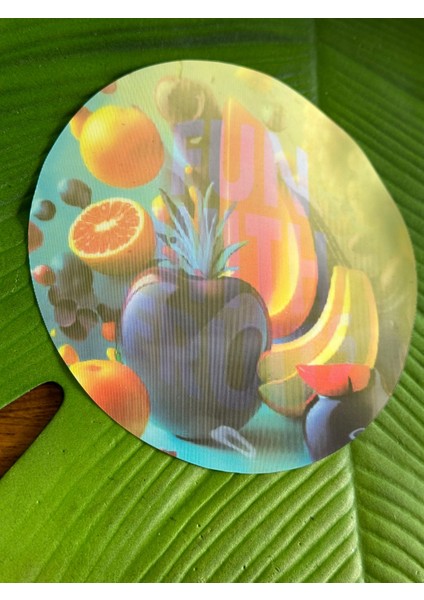 Çap 15 cm 3 Boyutlu Değişen Ananas Meyveler Arma Dikiş Giyim Aksesuarı