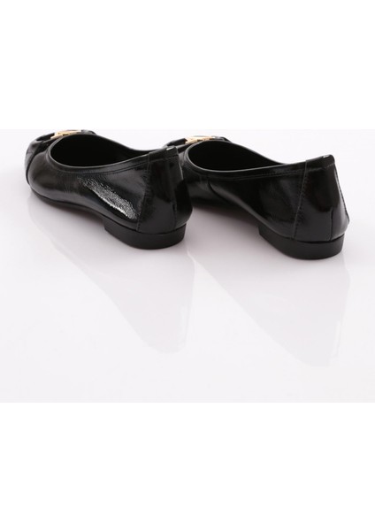 24057V Kadin V Tokali Aksesuarli Babet modelleri