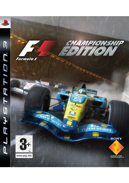 Formula One F1 Championship Edition Ps3 Teşhir Oyunu