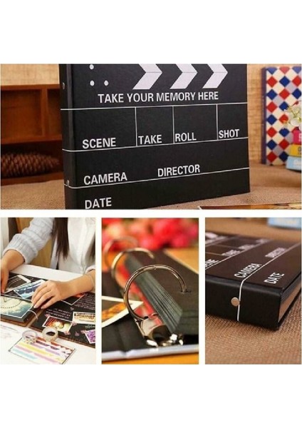 Klaket Görünümlü 20 Yaprak Fotoğraf Albümü