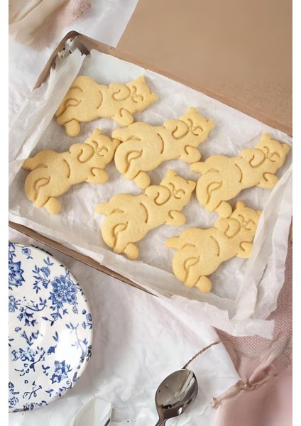 Uykulu Kedi Kurabiye Kalıbı, Hamur Şekillendirici