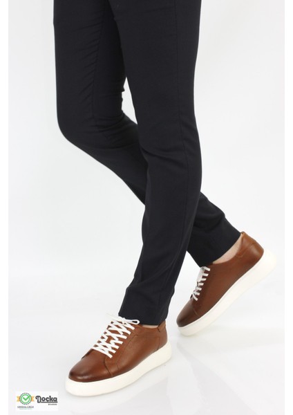 Erkek Deri Günlük Kalın Taban Spor Tarz Ayakkabı ER24/CS/119