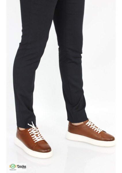 Erkek Deri Günlük Kalın Taban Spor Tarz Ayakkabı ER24/CS/119 fiyatları