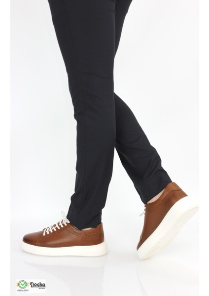 Erkek Deri Günlük Kalın Taban Spor Tarz Ayakkabı ER24/CS/119 fırsatları