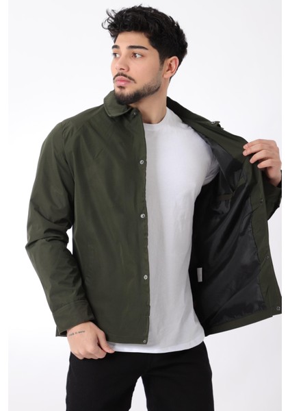 Sporlikra Kumaş Çıtçıtlı Yakalı Yağmurluk/mevsimlik Pldp 2976_60291