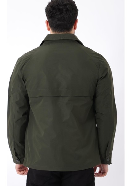 Sporlikra Kumaş Çıtçıtlı Yakalı Yağmurluk/mevsimlik Pldp 2976_60291