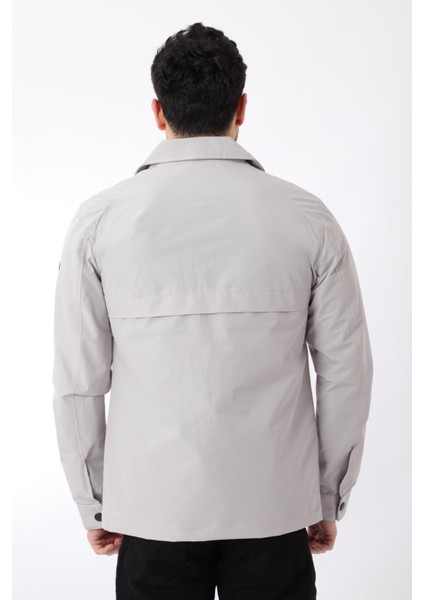 Sporlikra Kumaş Çıtçıtlı Yakalı Yağmurluk/mevsimlik Pldp 2976_60291