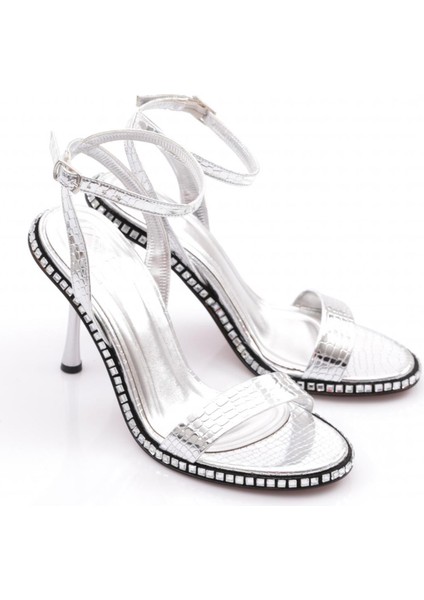 2414 Kadin Taş Işli Topuklu Abiye Ayakkabi fiyatları