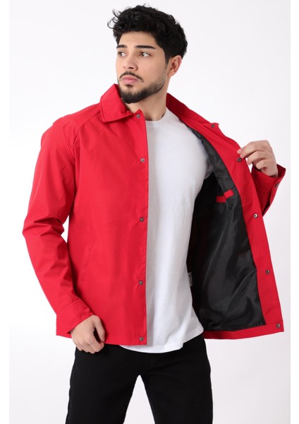 Sporlikra Kumaş Çıtçıtlı Yakalı Yağmurluk/mevsimlik Pldp 2976_60291