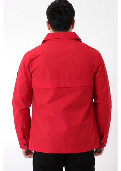 Sporlikra Kumaş Çıtçıtlı Yakalı Yağmurluk/mevsimlik Pldp 2976_60291
