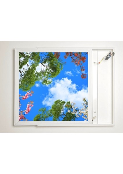 60X60 LED Panel Aydınlatma Armatür Avize Sıva Üstü Desenli Tekli 46510672SU