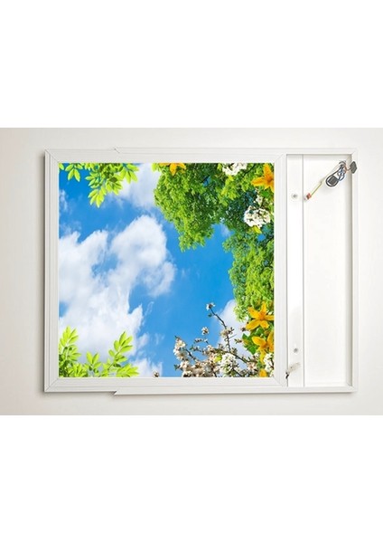60X60 LED Panel Aydınlatma Armatür Avize Sıva Üstü Desenli Tekli 46510429SU
