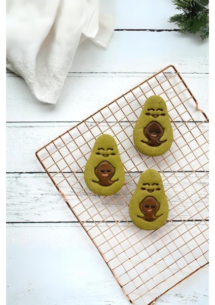 Avakado Anne Kurabiye Kalıbı,hamur Şekillendirici