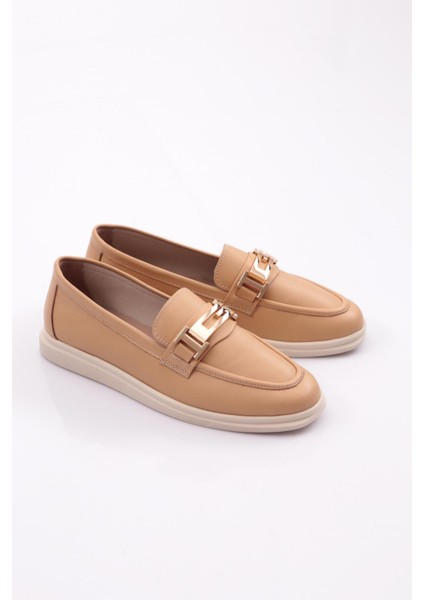 981G Kadin G Metal Tokali Loafer Ayakkabi