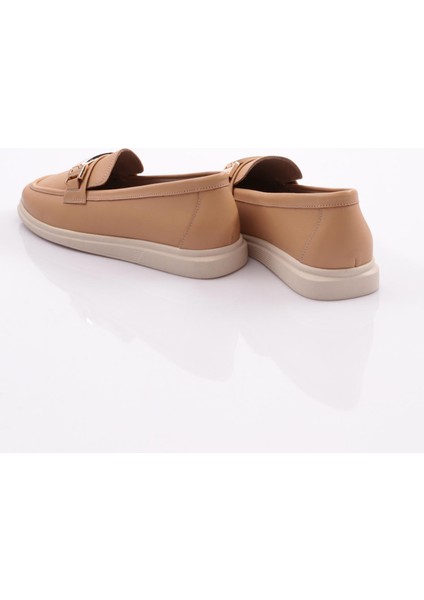 981G Kadin G Metal Tokali Loafer Ayakkabi