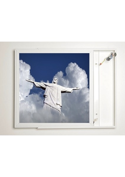 60X60 LED Panel Aydınlatma Armatür Avize Sıva Üstü Desenli Tekli 46510662SU