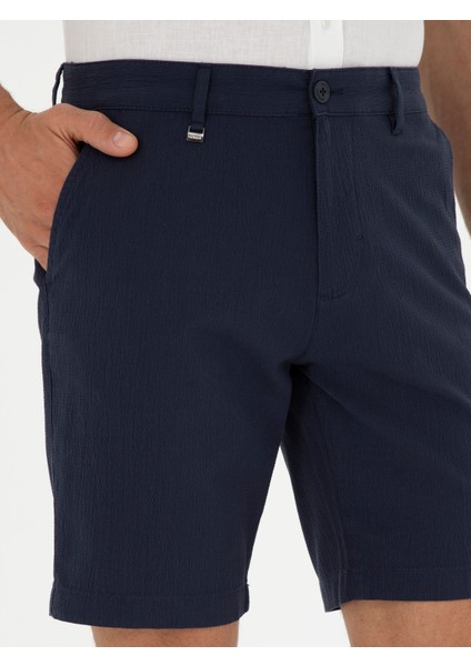 Erkek Lacivert Regular Fit Şort 50285374-VR033 indirimleri