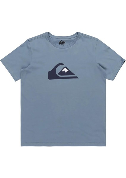 Comp Logo Ss Yth Çocuk Mavi T-Shirt