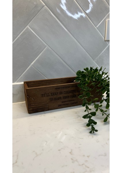 Ahşap Mutfak Düzenleyici, Ahşap Dekorasyon Kutu/yapay Okaliptüs Çiçek modelleri