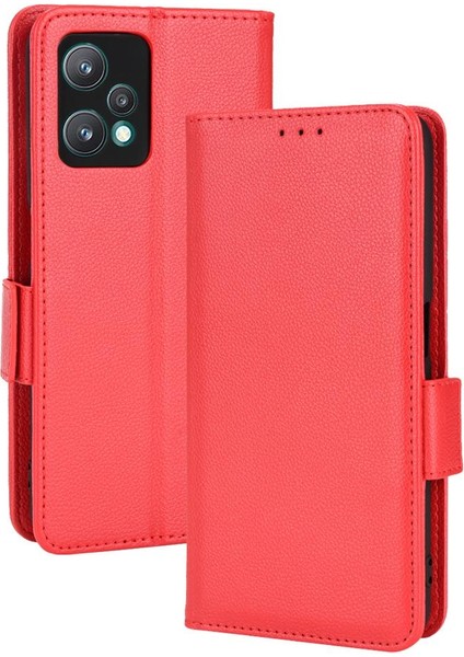 Realme 9 Pro Manyetik Yan Toka Pu Deri Kart Yuvaları Tutucu Için Kılıf (Yurt Dışından) fırsatları