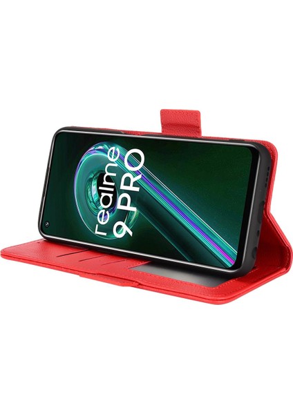 Realme 9 Pro Manyetik Yan Toka Pu Deri Kart Yuvaları Tutucu Için Kılıf (Yurt Dışından) indirimleri