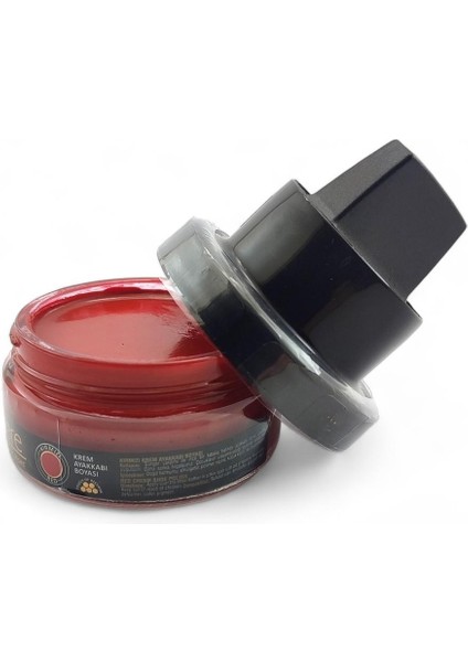 1001 Krem Deri Boya Cam Kavanoz 50 Ml-Kırmızı fiyatları