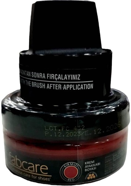 1001 Krem Deri Boya Cam Kavanoz 50 Ml-Kırmızı modelleri