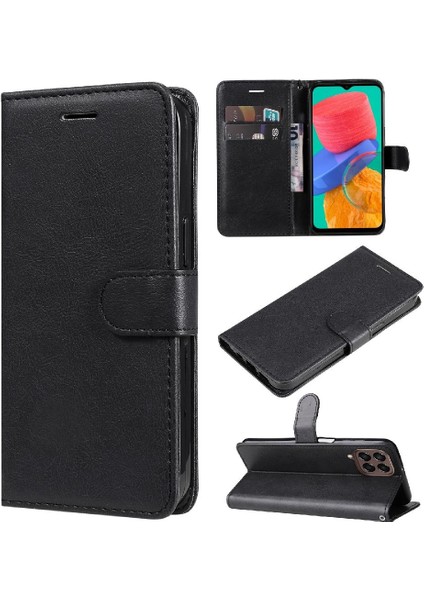 Samsung Galaxy M33 5g Iş Cüzdan Telefon Kılıfı Klasik Için Flip Case (Yurt Dışından)