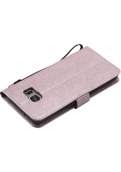 Kart Yuvası Iş Cüzdan Telefon ile Samsung Galaxy S7 Kenar Için Flip Case (Yurt Dışından)