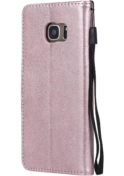 Kart Yuvası Iş Cüzdan Telefon ile Samsung Galaxy S7 Kenar Için Flip Case (Yurt Dışından)