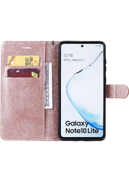 Samsung Galaxy Not 10 Lite Için Flip Case Kart Yuvası ile Yüksek Kalite Kılıf (Yurt Dışından)