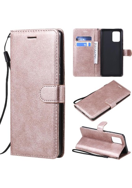Samsung Galaxy S10 Lite Yüksek Kaliteli Deri Iş Cüzdan Için Flip Case (Yurt Dışından)