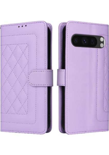 Google Piksel 8 Pro Flip Kapak Için Flip Case Basit Iş Cüzdan Deri (Yurt Dışından)