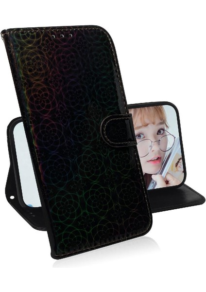 Xiaomi Redmi Not 12 Için Kılıf Pro Standı Tutucu Kart Yuvası Cüzdan Kılıf Pu (Yurt Dışından)