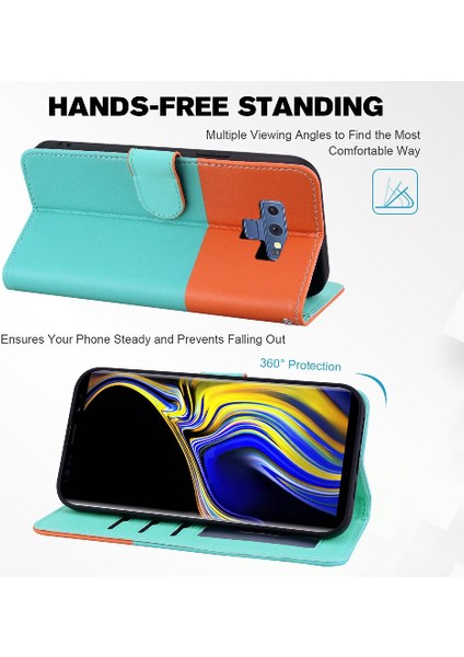 Samsung Galaxy Not 9 Kılıf Için Kılıf Basit Iş Cüzdan Flip (Yurt Dışından)
