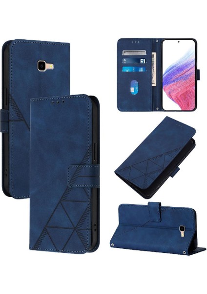 Samsung Galaxy J4 Artı Kredi Kartı Tutucu Flip Folio Kitap Cüzdan (Yurt Dışından)