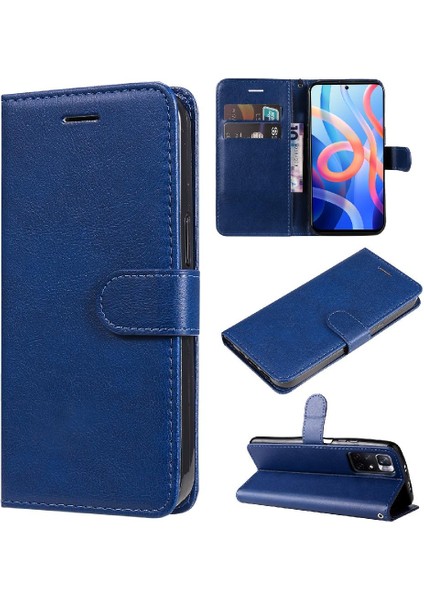 Xiaomi Redmi Not 11 Için Flip Case 5g Klasik Düz Renk Iş Cüzdan (Yurt Dışından)