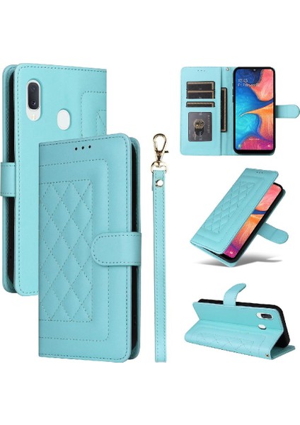 Samsung Galaxy A20E Darbeye Kapak Kapak Deri Kılıf Için Flip Case (Yurt Dışından)