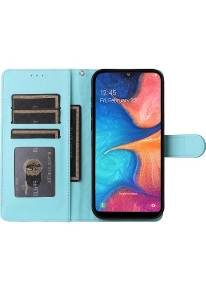 Samsung Galaxy A20E Darbeye Kapak Kapak Deri Kılıf Için Flip Case (Yurt Dışından)